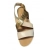 Wyprzedaż SZEROKIE SANDAŁY  KOTURN  3 CM  tęg. H 40