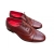 Eleganckie skórzane półbuty brązowe tęg G nr.36