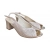 Sandały damskie skórzane  beżowe obcas 5cm nr.37