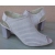 Skórzane sandałki FASHION obcas 8 cm ażur róż  40