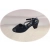 Sandały damskie ze skóry czarne obcas 6 cm nr..36