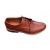 Eleganckie skórzane półbuty brązowe tęg G nr.36
