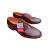 Eleganckie skórzane półbuty Moskała Brązowe tęg G nr.41