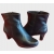 SKÓRZANE BOTKI szerokie tęgośc H OBCAS 6,5 CM 40